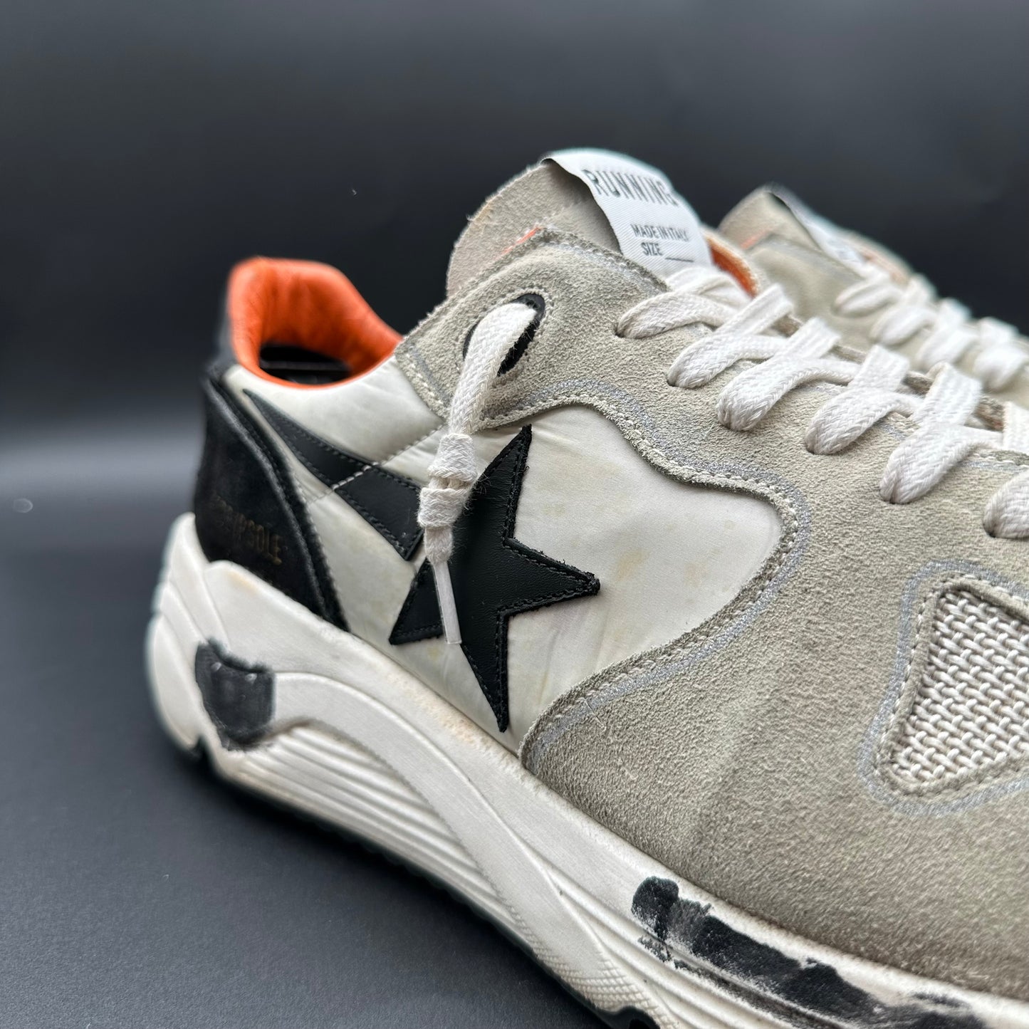 Golden Goose Running - Beige Noir Orange C1435