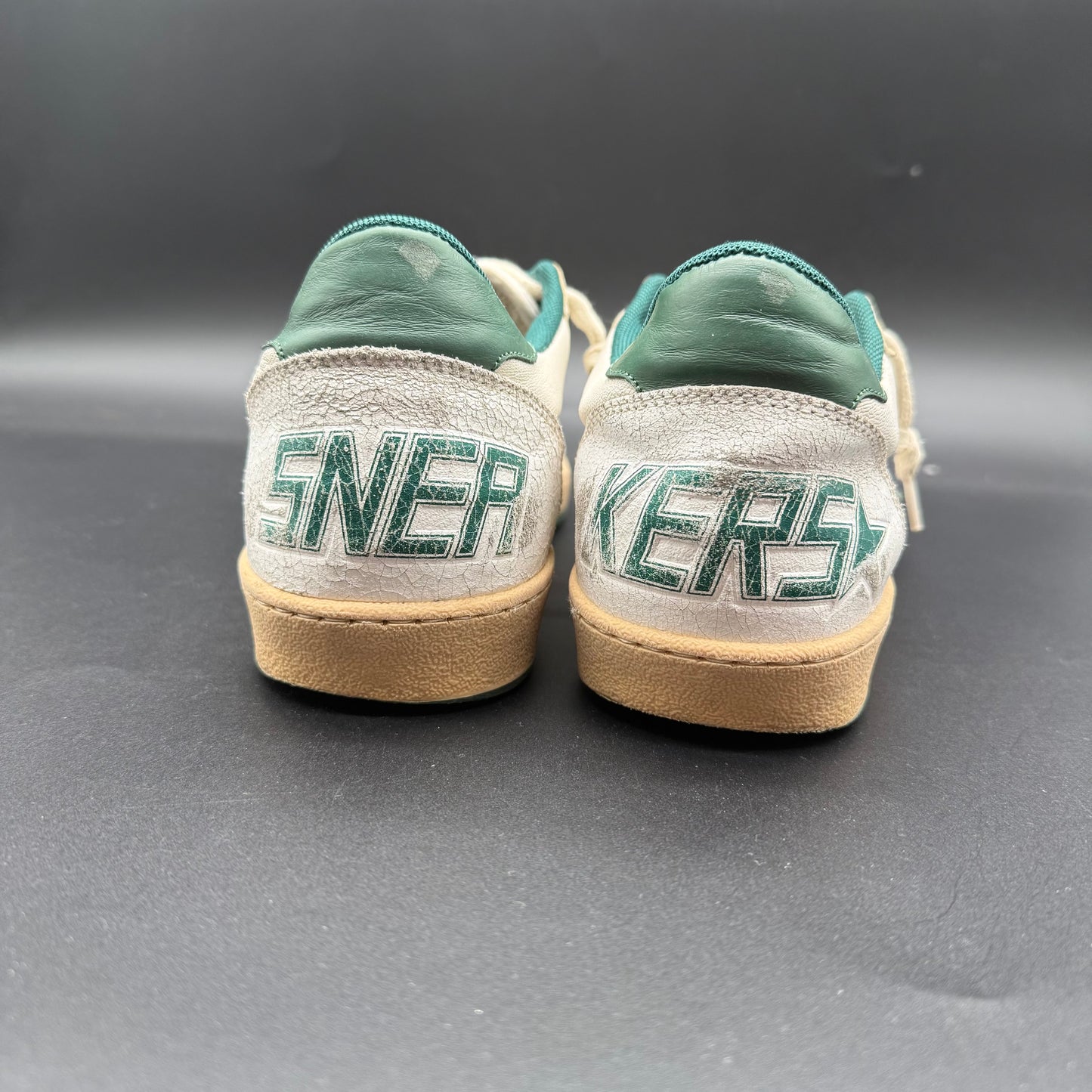 Golden Goose Ballstar - Blanc Vert C1226