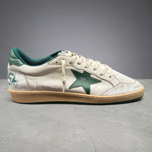 Golden Goose Ballstar - Blanc Vert C1226