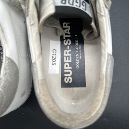 Golden Goose Superstar - Blanc Argent C1205
