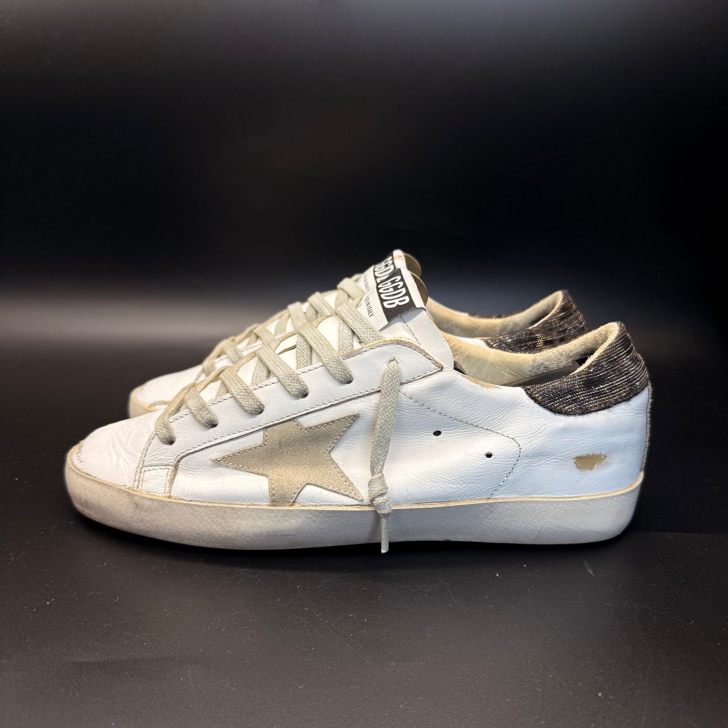 Golden Goose Superstar - Blanc/Pailettes◼️