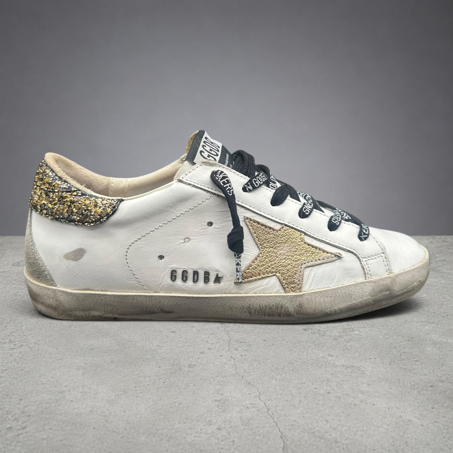 Golden Goose Superstar - Blanc Or Paillettes P426
