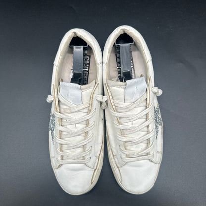 Golden Goose Superstar - Blanc Argent Paillettes C1287