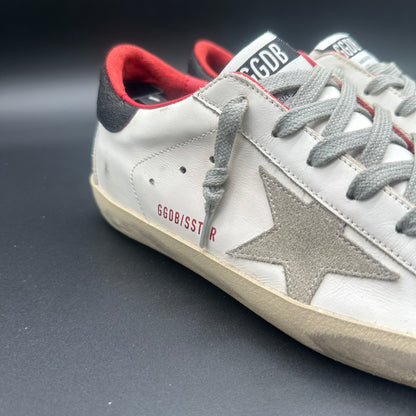 Golden Goose Superstar - Blanc Noir Rouge C1201