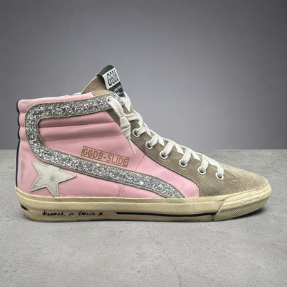 Golden Goose Slide - Rose Beige Paillettes C1383