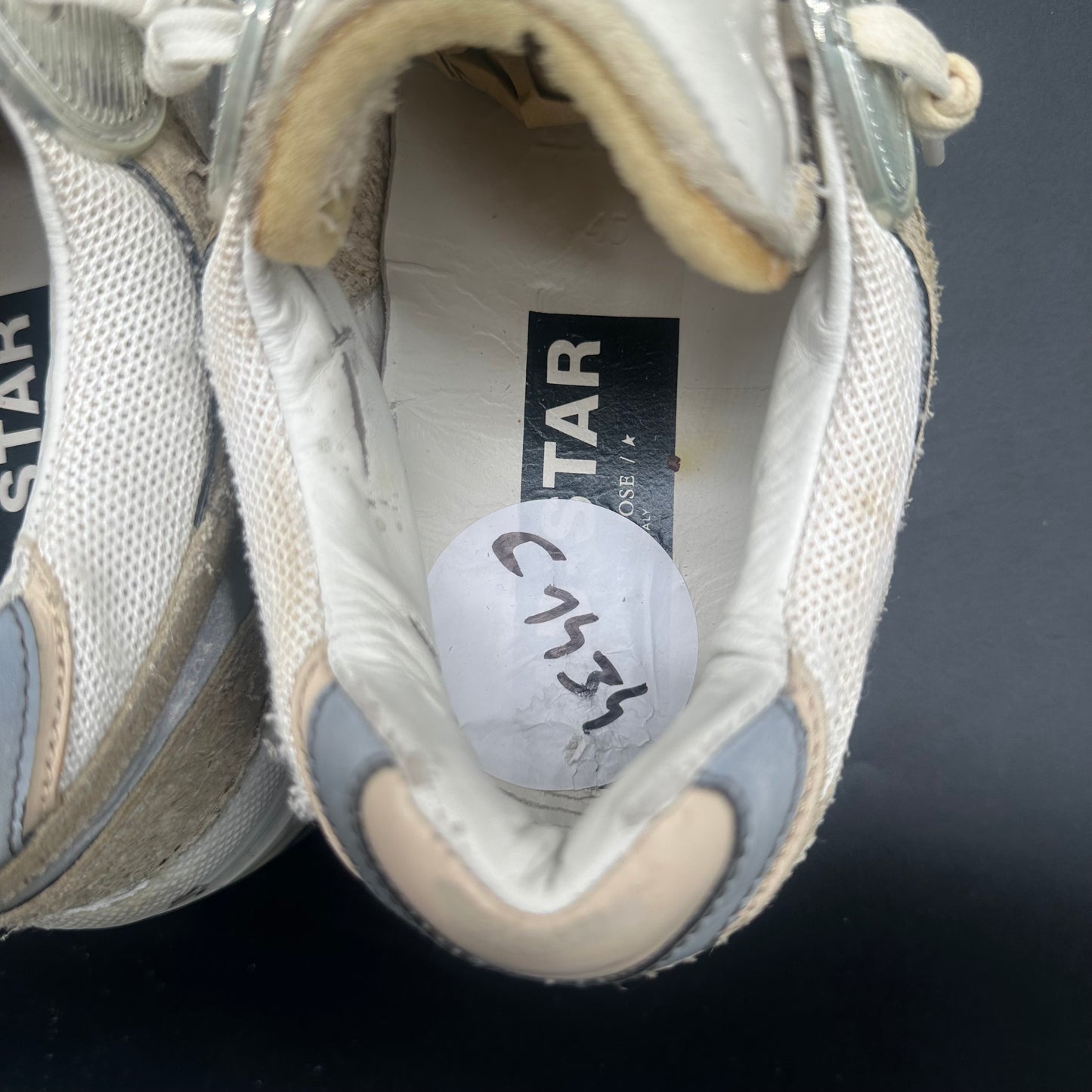 Golden Goose Dad-Star - Beige Blanc C1434