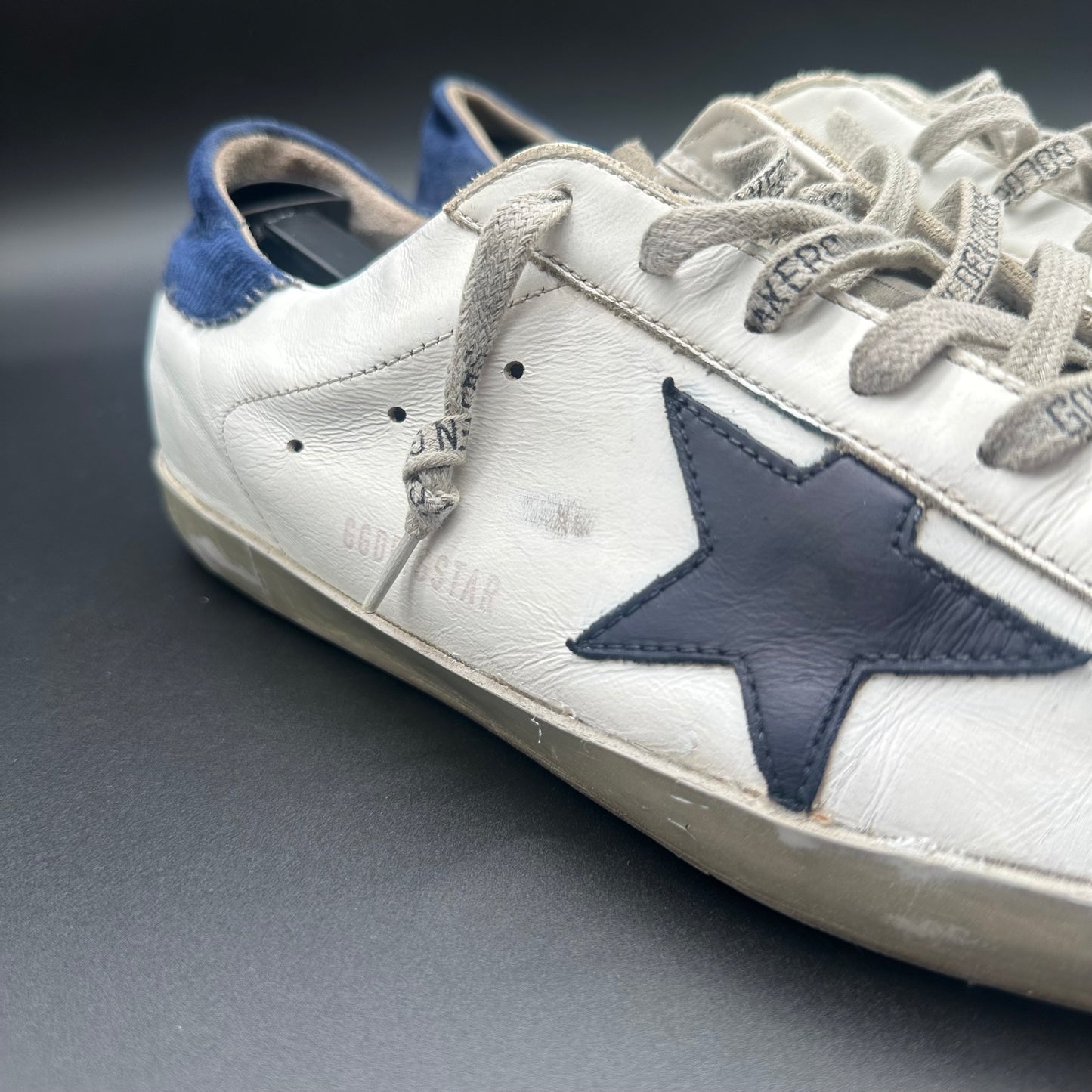 Golden Goose Superstar - Blanc Bleu C1228