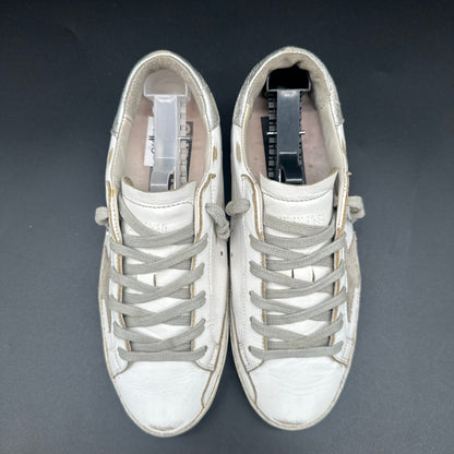 Golden Goose Superstar - Blanc Beige Argent C1255