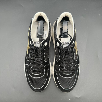 Golden Goose Running - Noir Blanc Or J034