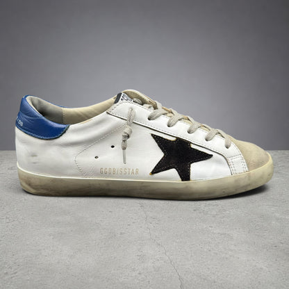 Golden Goose Superstar - Blanc Bleu Noir C1385