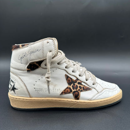 Golden Goose Skystar - Blanc Léopard C1029