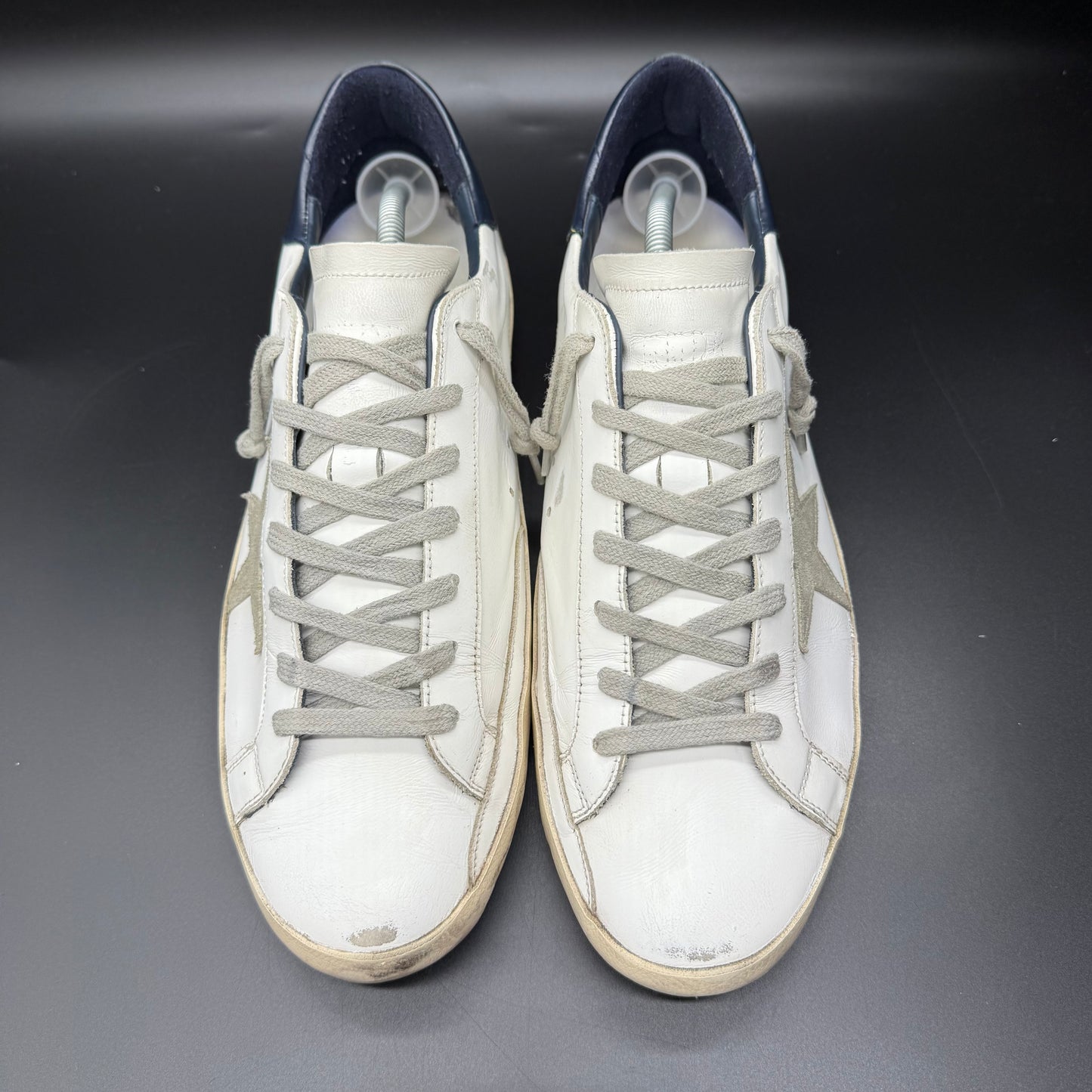 Golden Goose Superstar - Blanc Bleu Marine