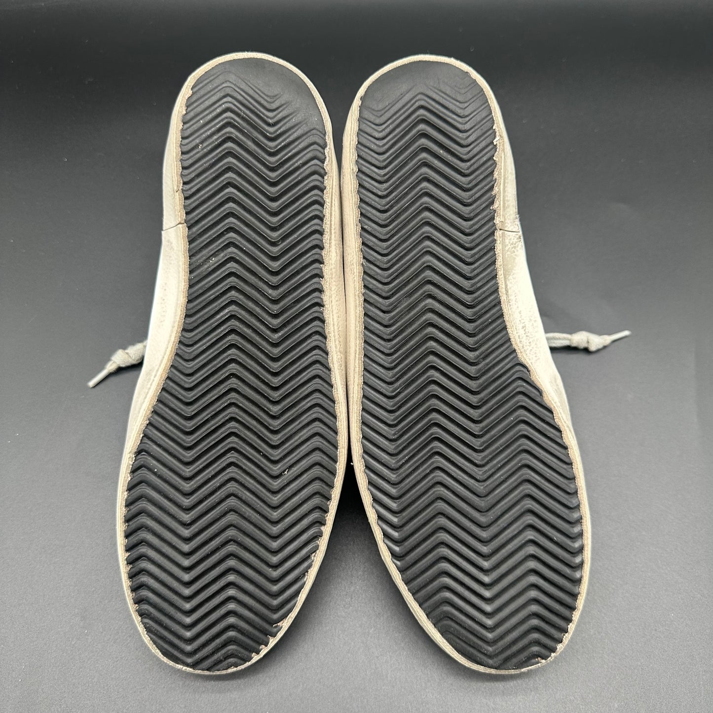 Golden Goose Superstar - Blanc Argent C1197