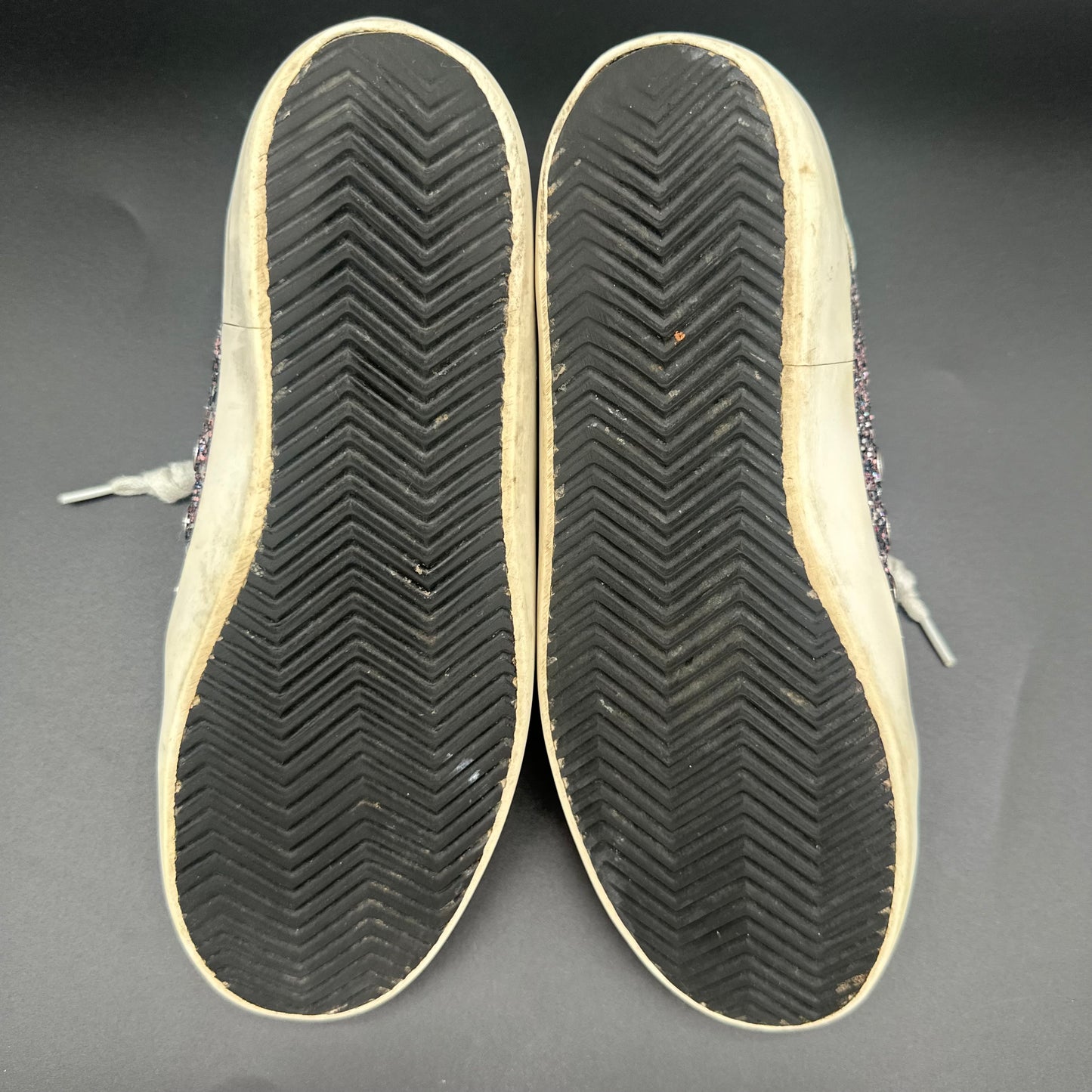 Golden Goose Superstar - Blanc Beige Paillettes K15