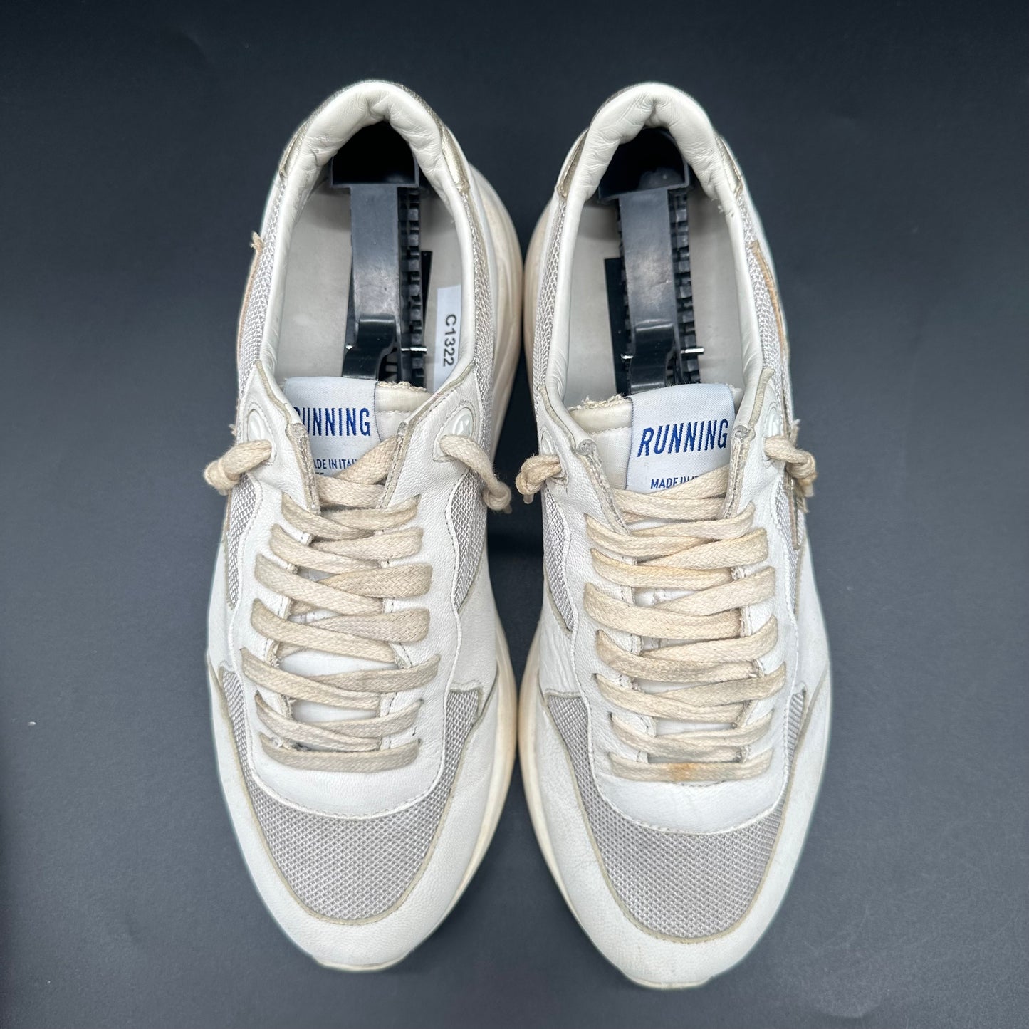 Golden Goose Running - Blanc Or C1322