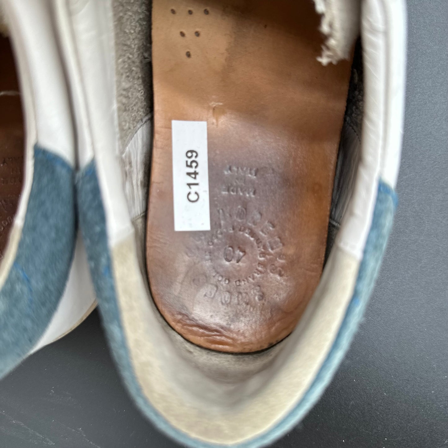 Golden Goose Old-School - Blanc Beige Vert C1459