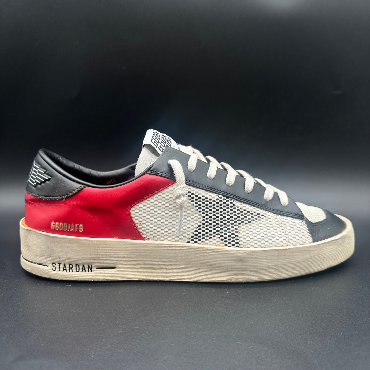 Golden Goose Stardan - Blanc Noir Rouge C1366