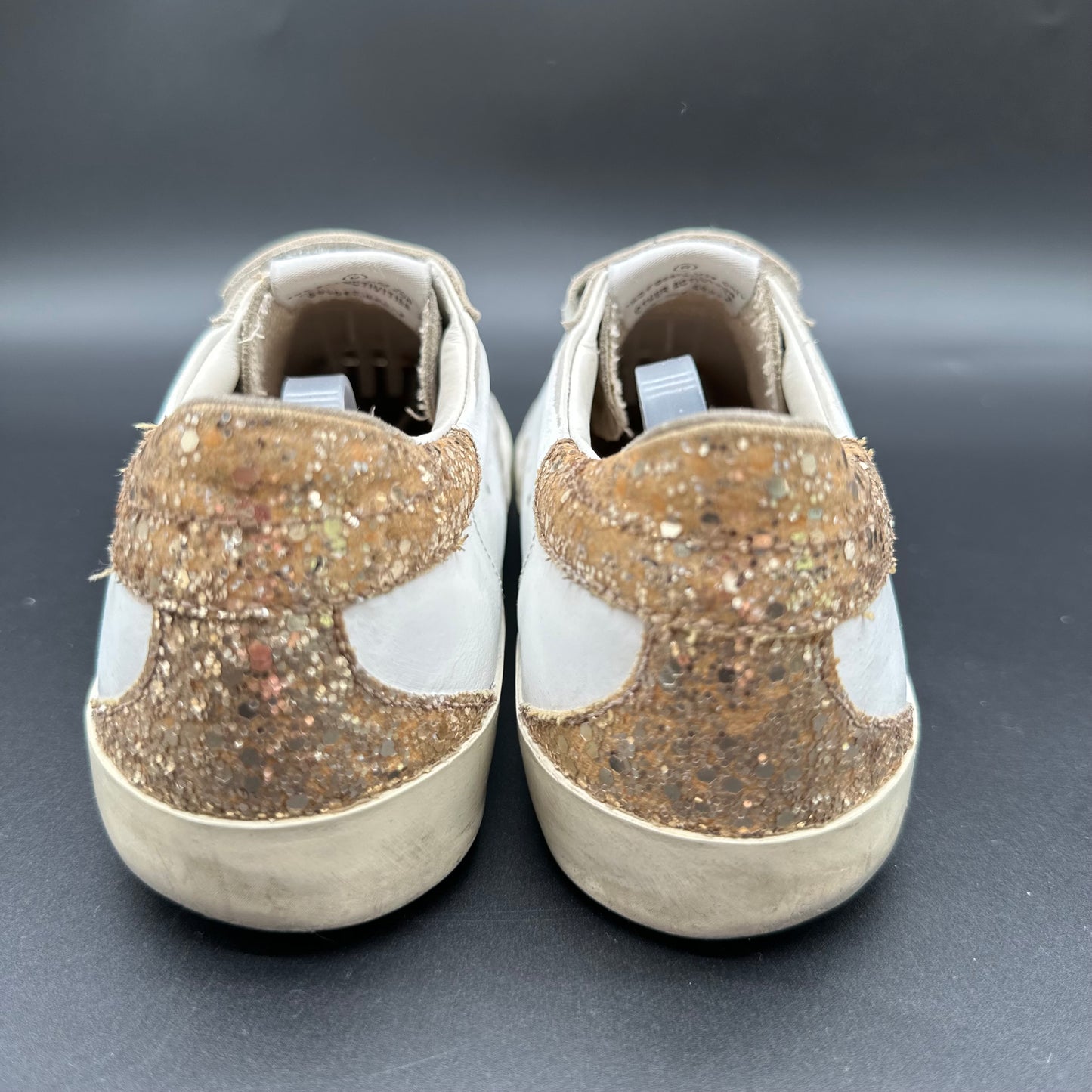Golden Goose Old-School - Blanc Or Paillettes C1325