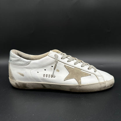 Golden Goose Superstar - Blanc Beige Argent C1268