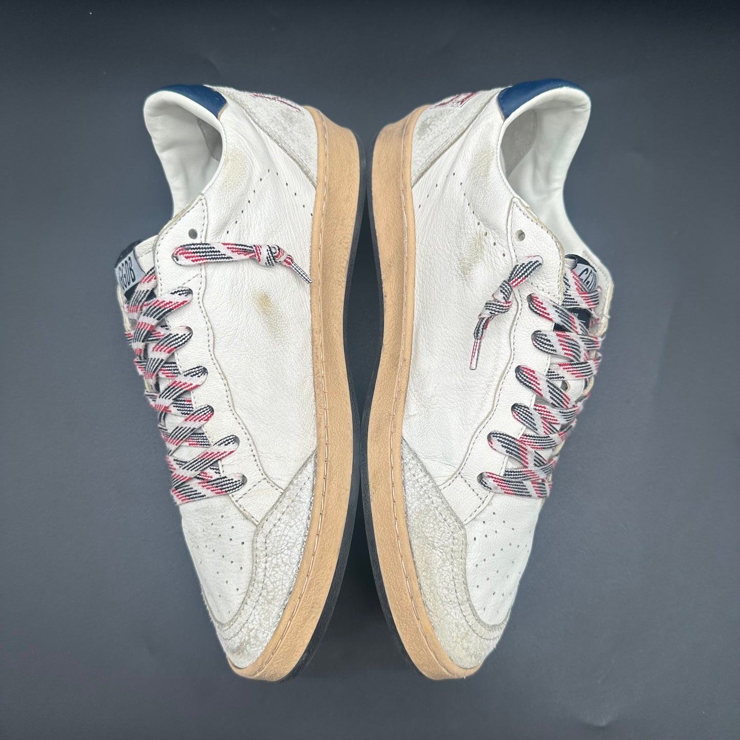 Golden Goose Ballstar - Blanc Bleu P432