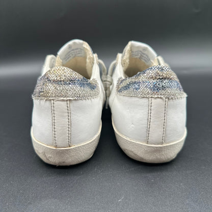 Golden Goose Superstar - Blanc Noir Paillettes C1141