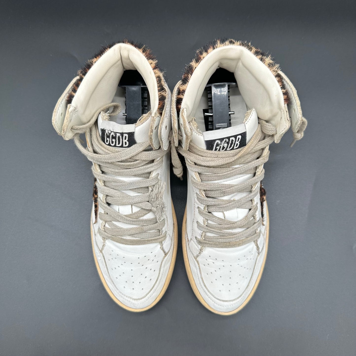 Golden Goose Skystar - Blanc Léopard C1029