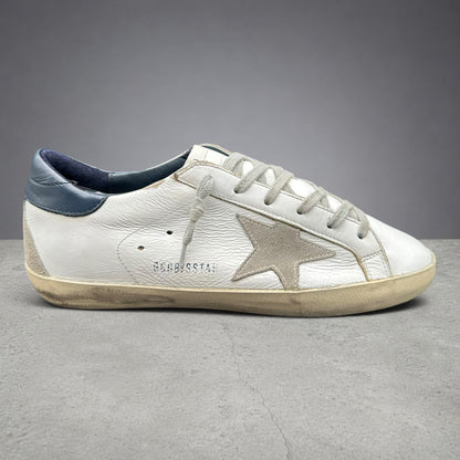 Golden Goose Superstar - Blanc Bleu Beige C1368