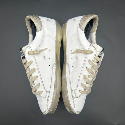 Golden Goose Superstar - Blanc Or J024
