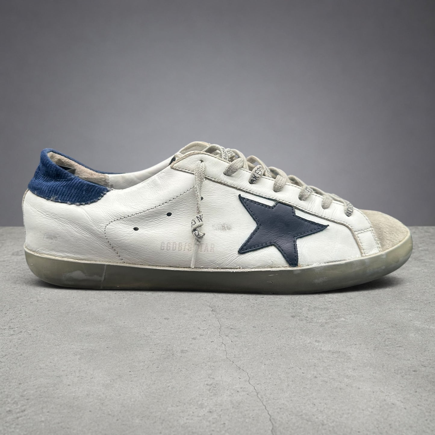 Golden Goose Superstar - Blanc Bleu C1228