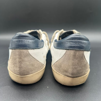 Golden Goose Superstar - Blanc Bleu Zèbre C1253