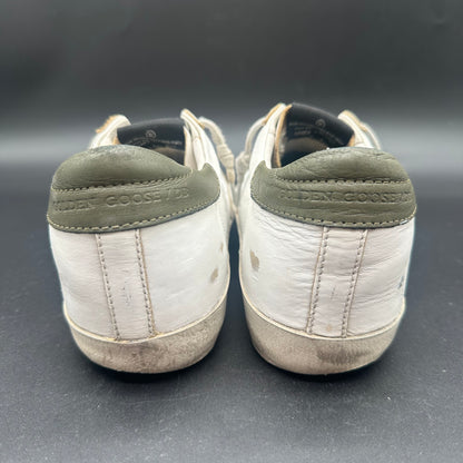 Golden Goose Superstar - Blanc Vert Paillettes C1375