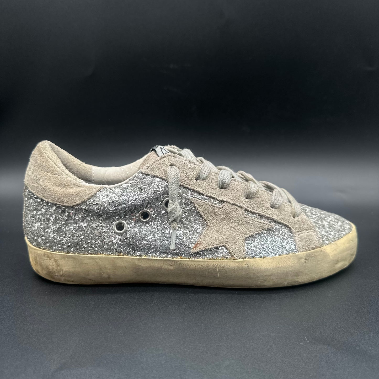 Golden Goose Superstar - Paillettes Beige C1374