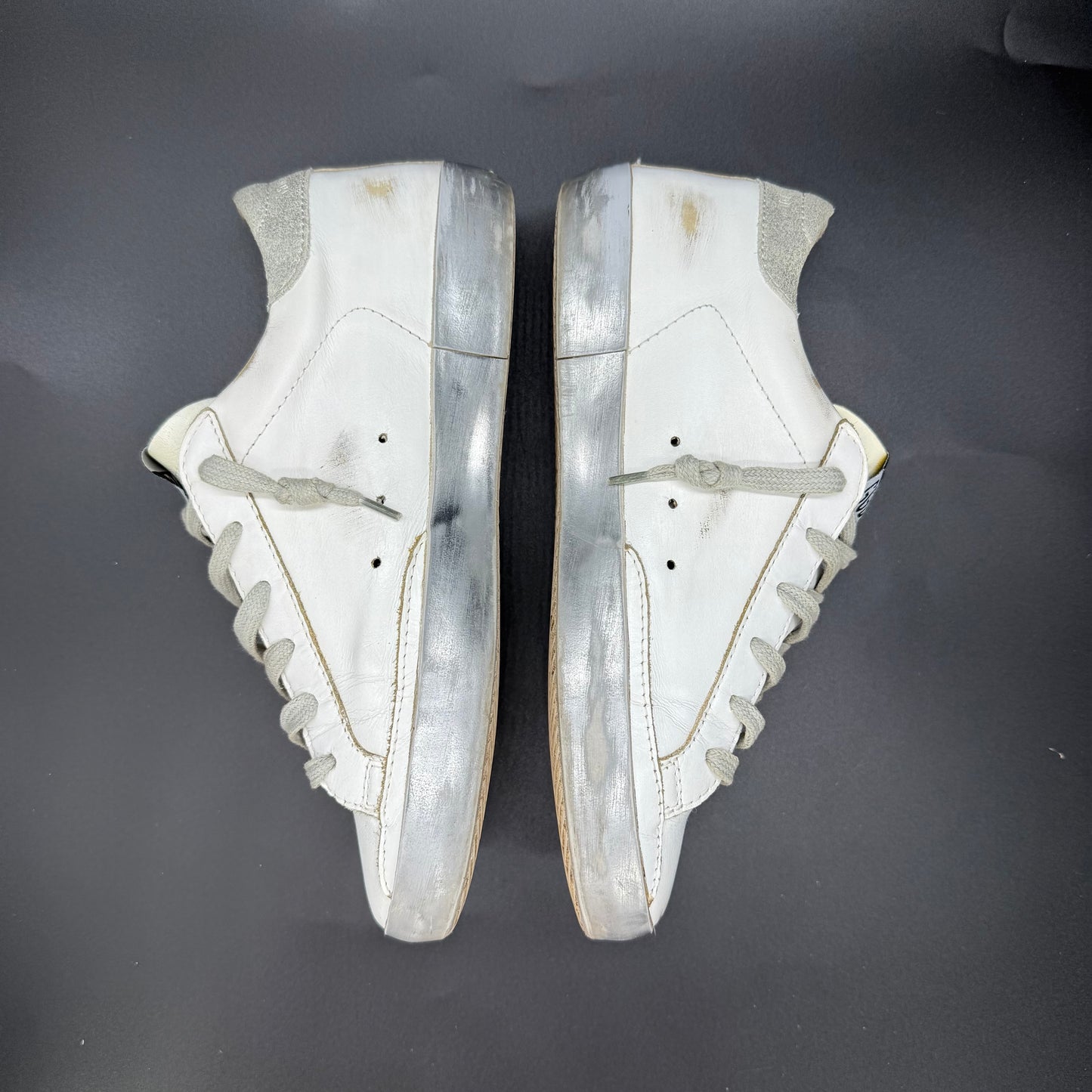 Golden Goose Superstar - Blanc/Argent ◾️