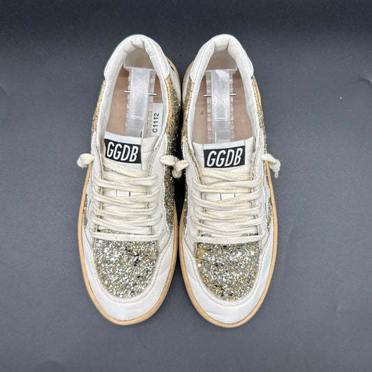 Golden Goose Ballstar - Blanc Paillettes C1112