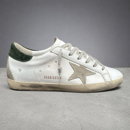 Golden Goose Superstar - Blanc Beige Vert C1315