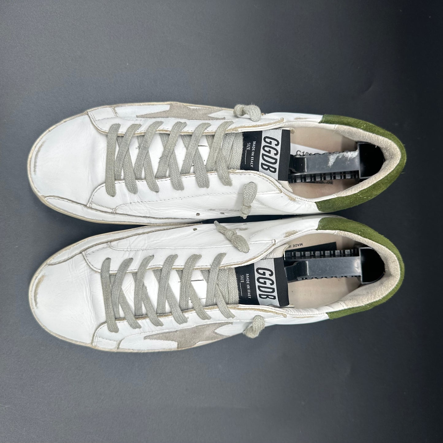 Golden Goose Superstar - Blanc Vert Beige C1281