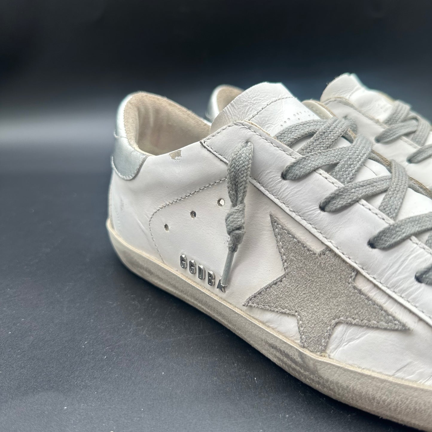 Golden Goose Superstar - Blanc Argent Beige P429
