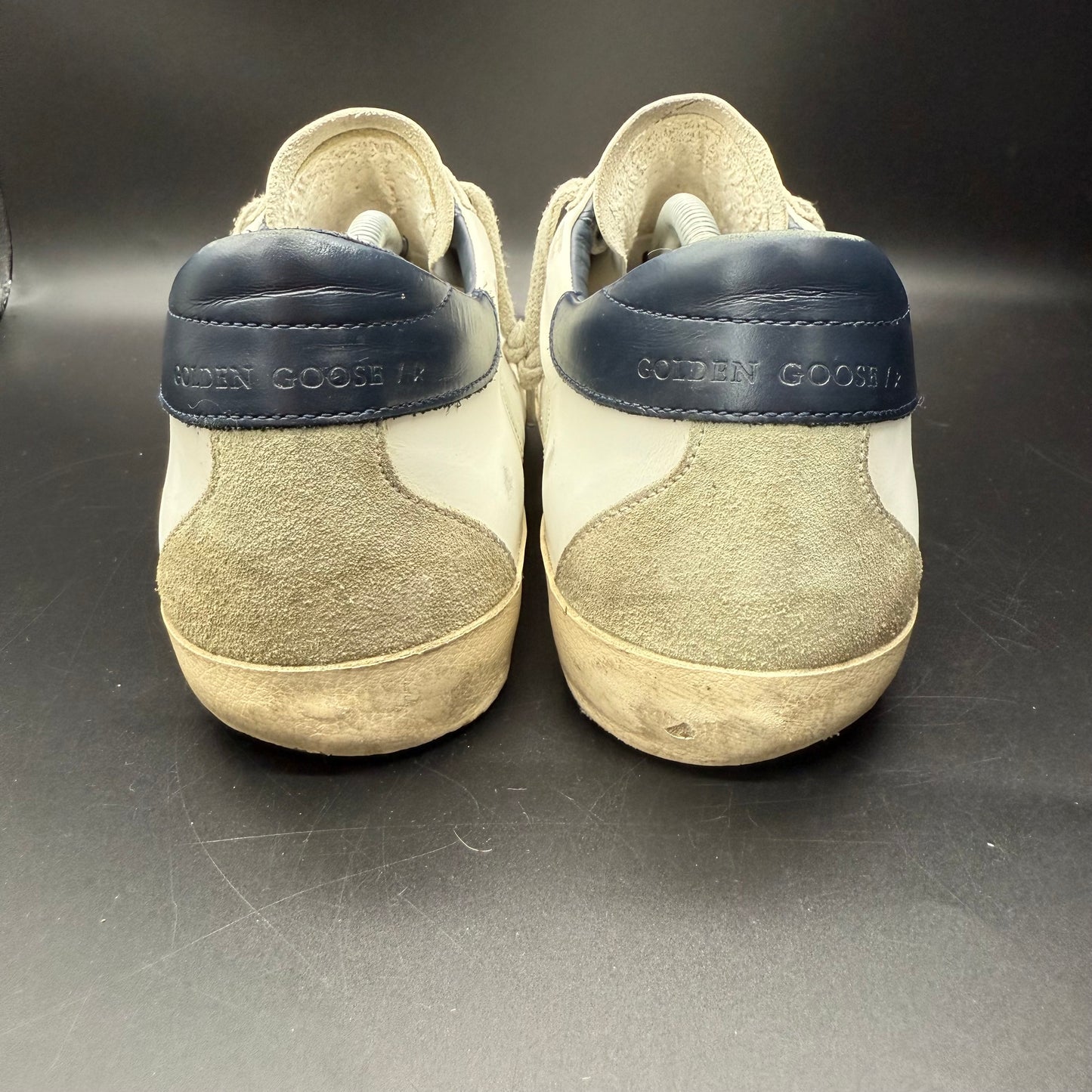 Golden Goose Superstar - Blanc Bleu Marine
