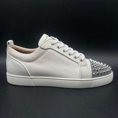 Louboutin Junior Spikes - Blanc Beige Gris C1417