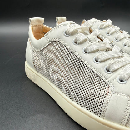 Louboutin Junior Spike - Blanc Argent C723