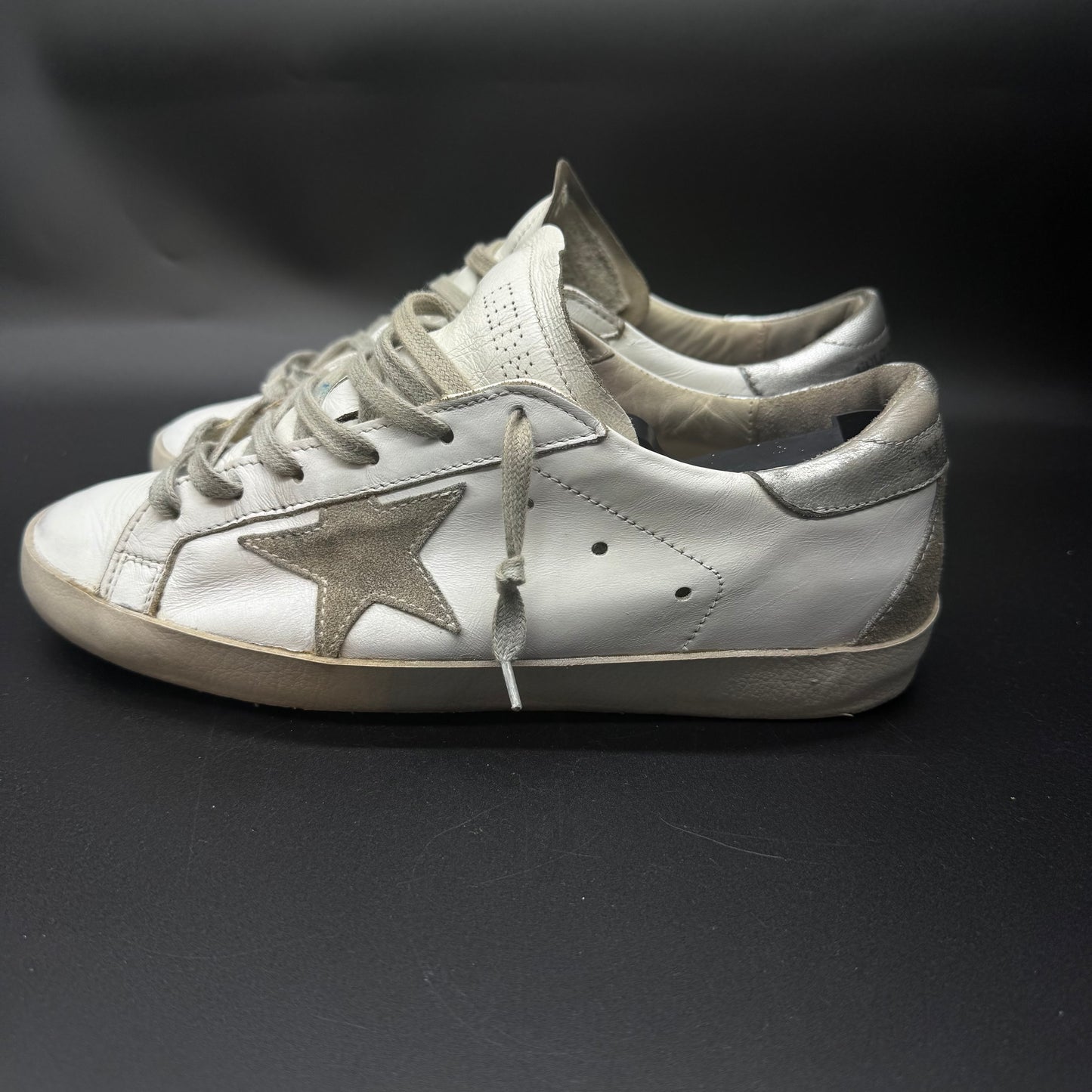Golden Goose Superstar - Blanc/ Argent ▫️