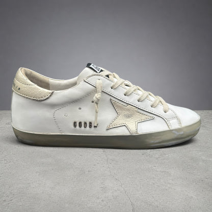 Golden Goose Superstar - Blanc Or C1397
