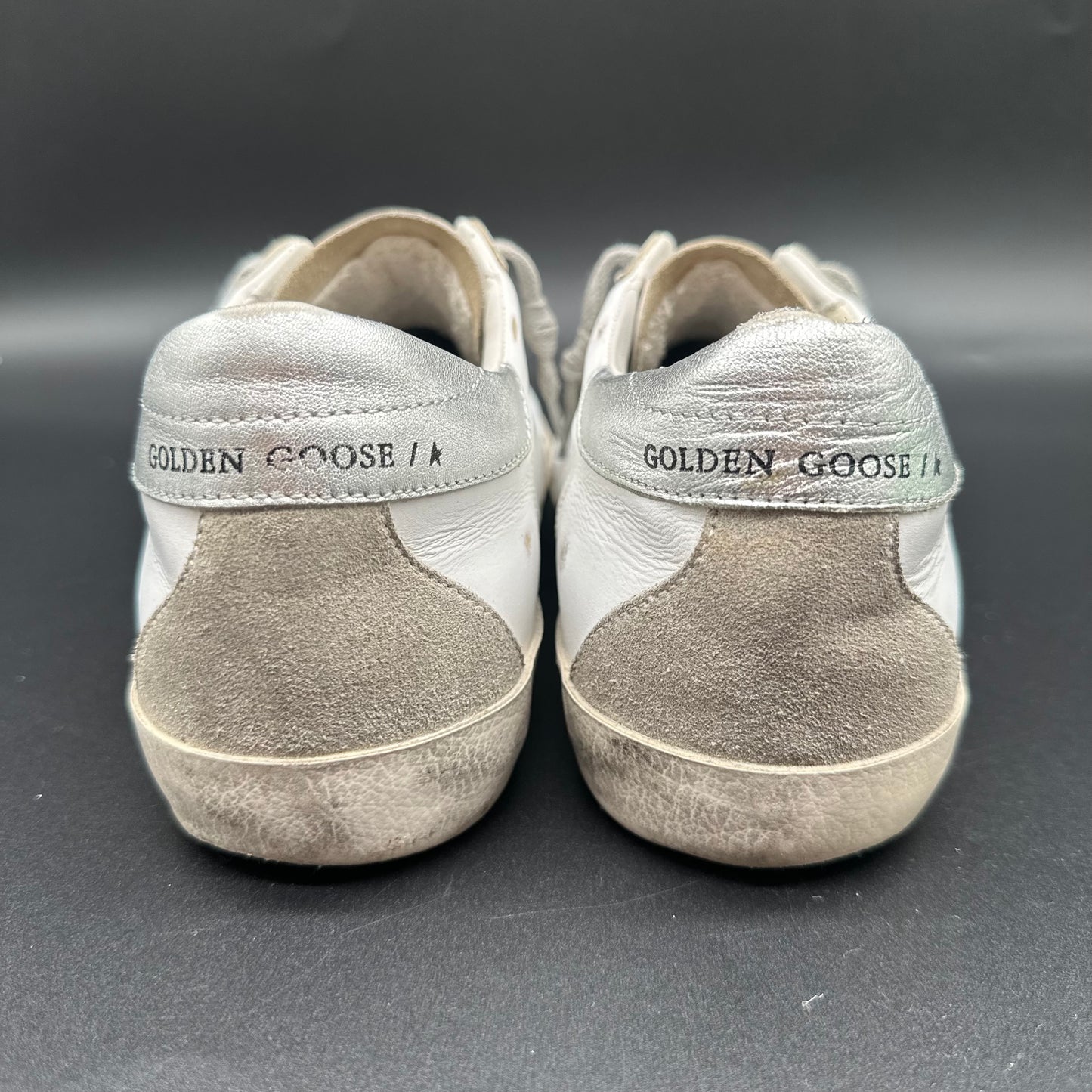 Golden Goose Superstar - Blanc Argent C1212