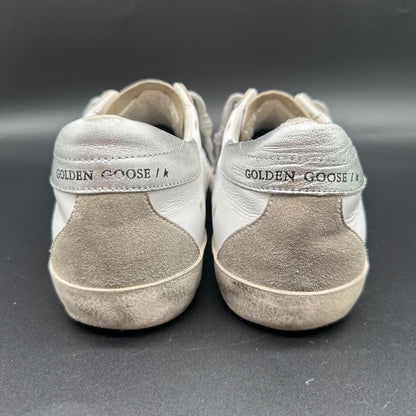 Golden Goose Superstar - Blanc Argent C1212