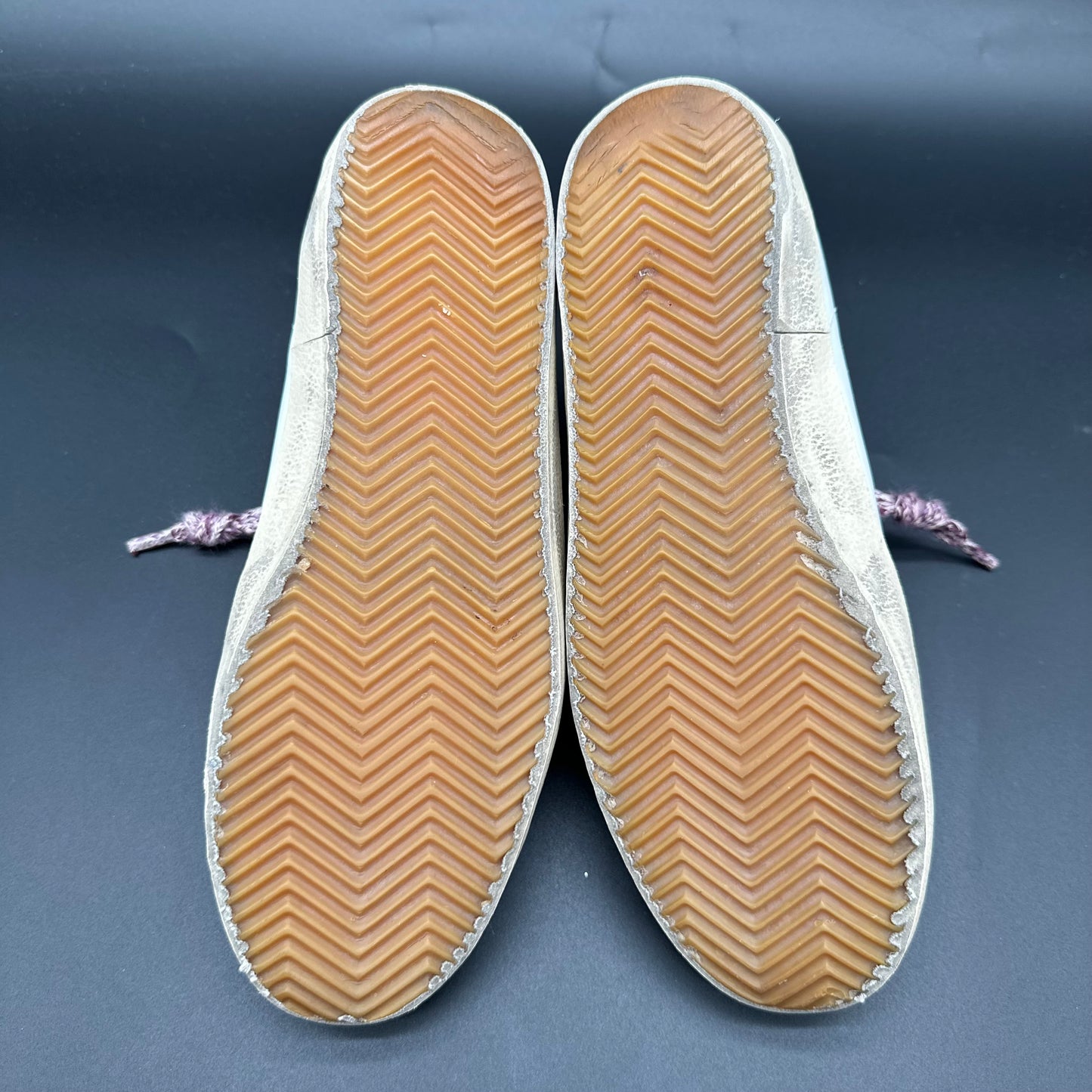 Golden Goose Superstar - Blanc Beige Vert Violet C1427