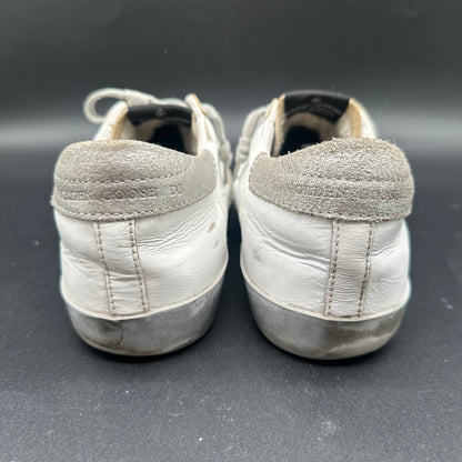 Golden Goose Superstar - Blanc Argent C1031