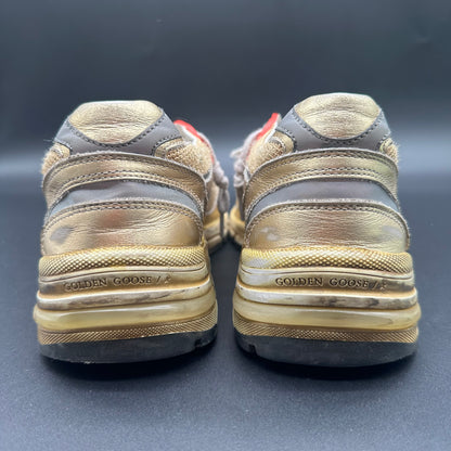 Golden Goose Dad-Star - Or Rouge Gris K30
