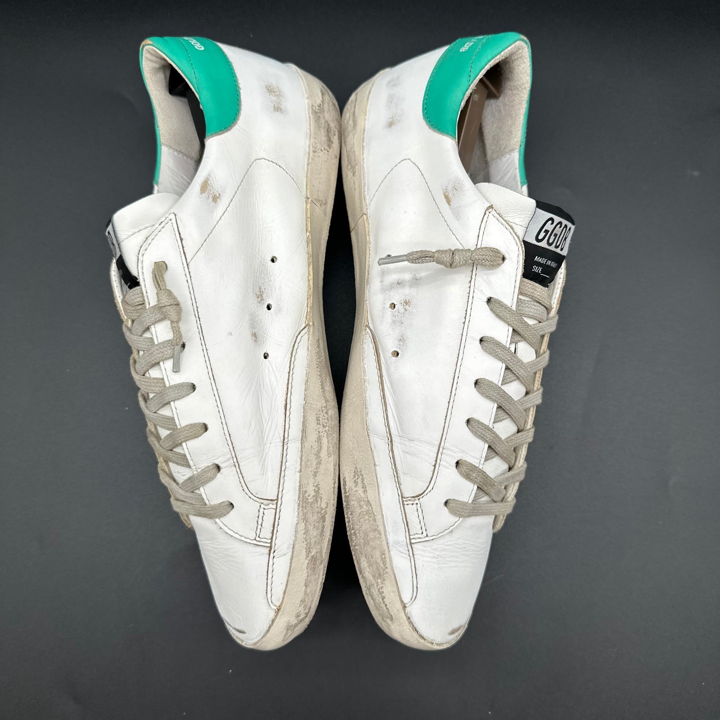 Golden Goose Superstar - Blanc Beige Vert C1451
