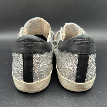 Golden Goose Superstar - Noir Léopard Argent Paillettes K35