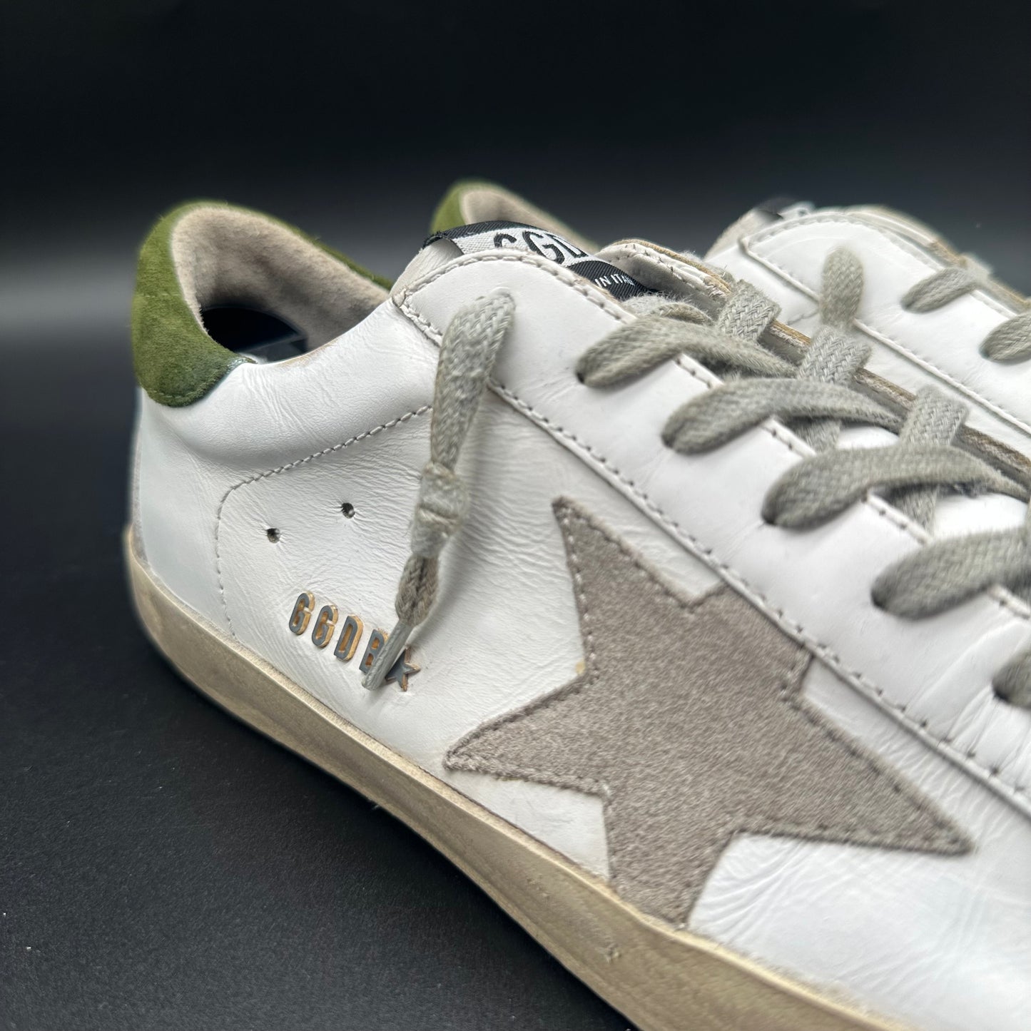 Golden Goose Superstar - Blanc Vert Beige C1281